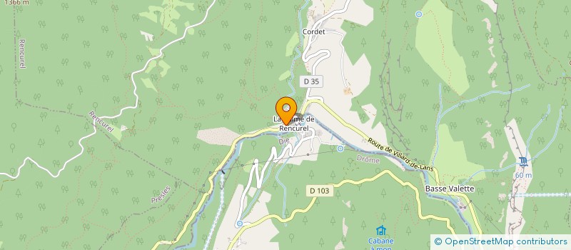 localisation de l'entreprise V M E VERCORS MAINTENANCE ECHANGEURS  RENCUREL