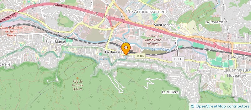 localisation de l'entreprise V.M.F. à MARSEILLE