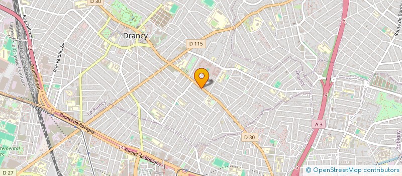 localisation de l'entreprise V.M FACADES  DRANCY