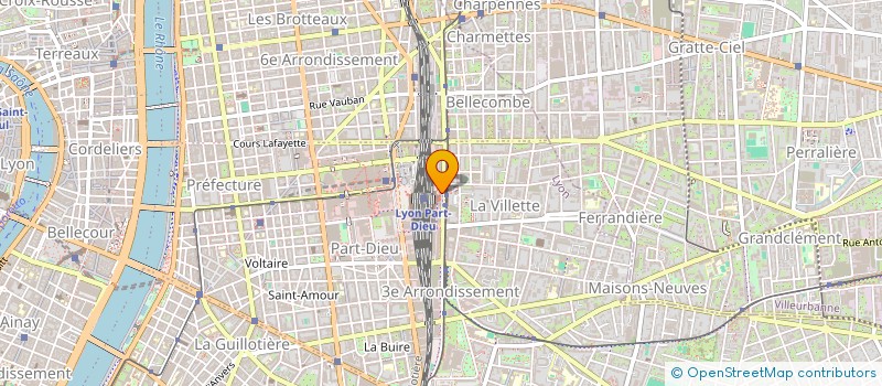 localisation de l'entreprise V.M. FOOD  LYON