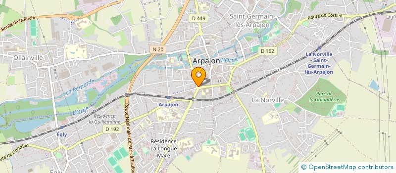localisation de l'entreprise V&M FOOD à ARPAJON