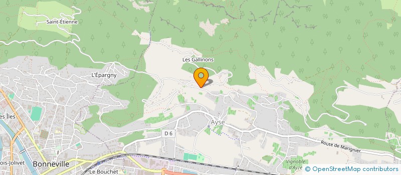 localisation de l'entreprise V.M.G.A.  AYSE