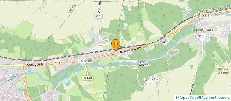localisation de l'entreprise V.M.G. INVESTISSEMENTS à ROINVILLE