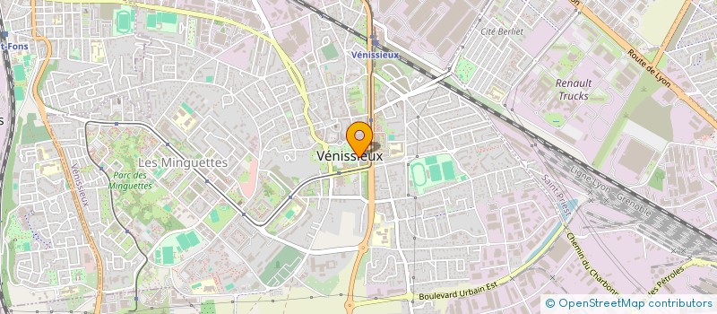 localisation de l'entreprise V M H  VENISSIEUX