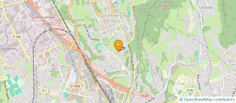 localisation de l'entreprise V M I à CHAMBERY