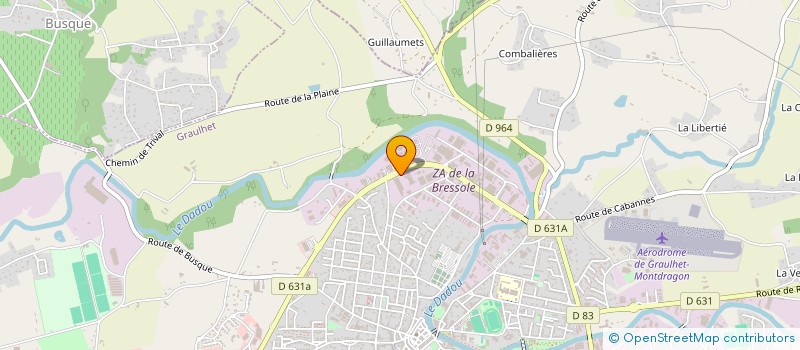 localisation de l'entreprise V M IMMOBILIER  GRAULHET