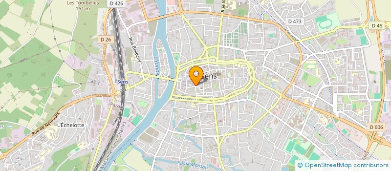 localisation de l'entreprise V.M.J.K.C  SENS