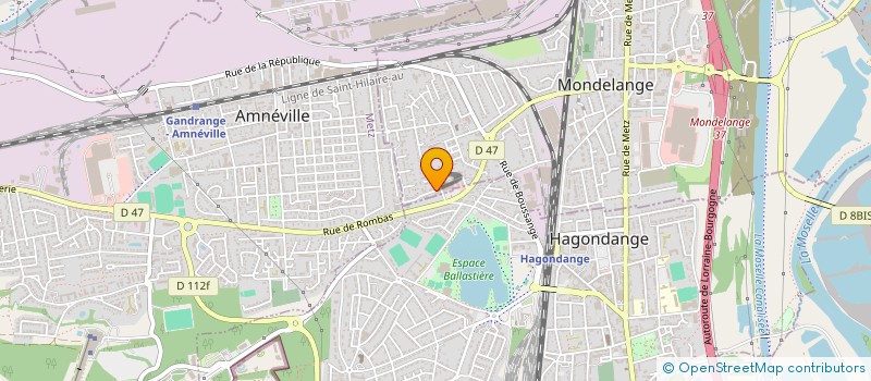localisation de l'entreprise V.M.SERVICES à MONDELANGE