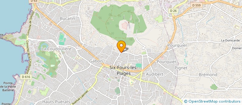 localisation de l'entreprise V.M.T à SIX-FOURS-LES-PLAGES