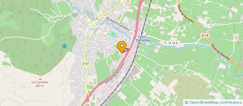 localisation de l'entreprise V M T O  CUERS