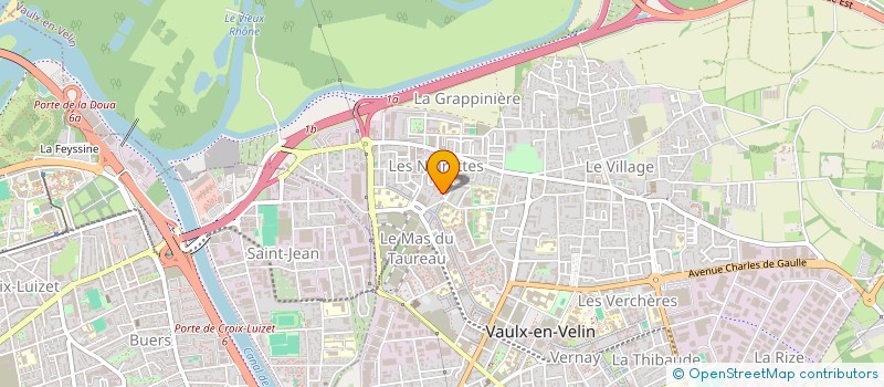 localisation de l'entreprise V.M.V PLUS  VAULX-EN-VELIN