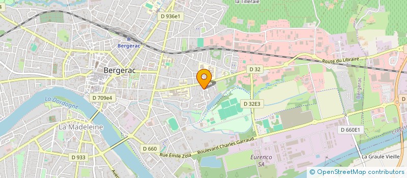 localisation de l'entreprise V.MAAC.IMMOBILIER à BERGERAC