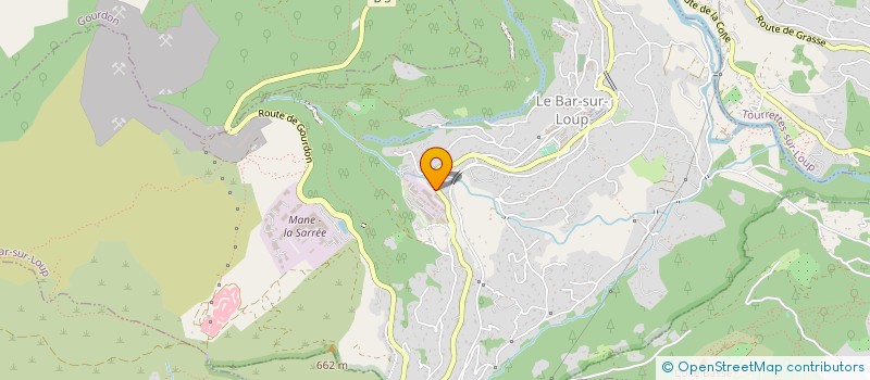 localisation de l'entreprise V. MANE FILS à LE BAR-SUR-LOUP