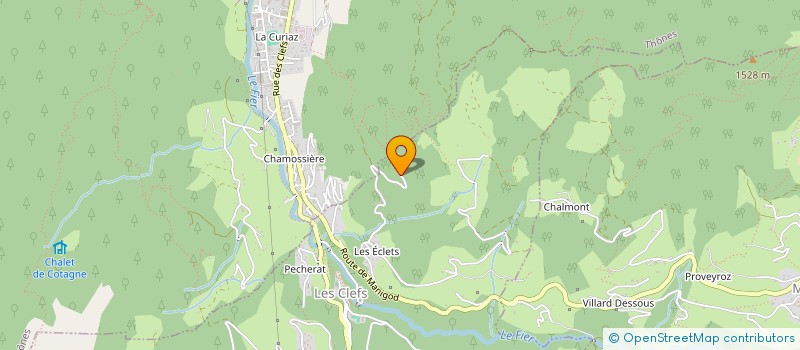 localisation de l'entreprise V-MARCHAND  LES CLEFS