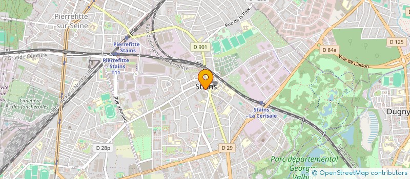 localisation de l'entreprise V. MARKET à STAINS