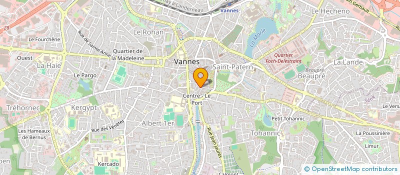 localisation de l'entreprise V MARTIN à VANNES