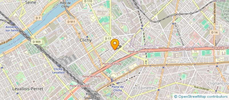 localisation de l'entreprise V MAXPRO à CLICHY