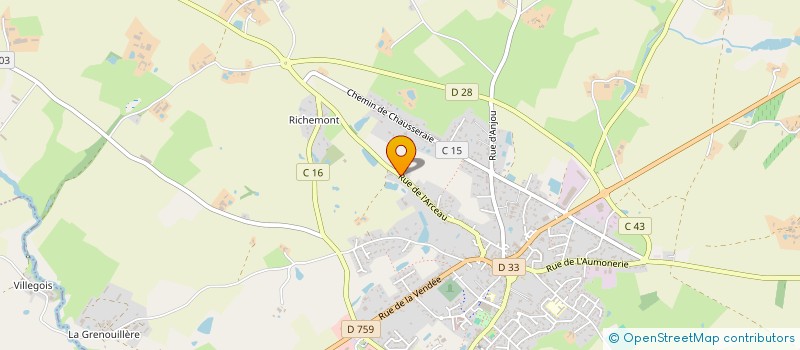 localisation de l'entreprise V MOBILI à NUEIL-LES-AUBIERS