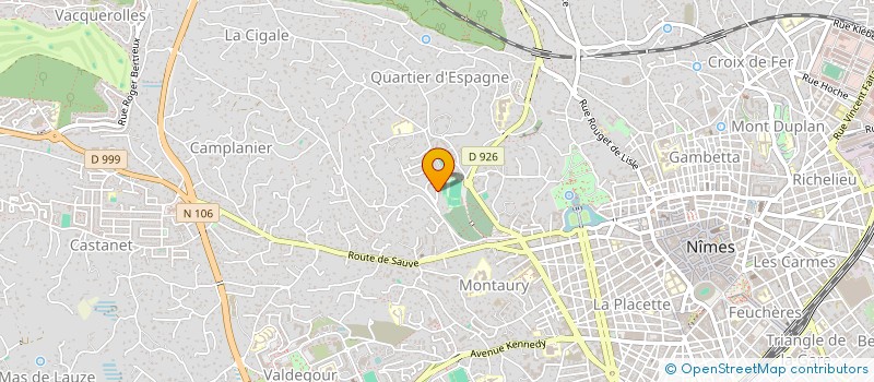 localisation de l'entreprise V N B 2  NIMES