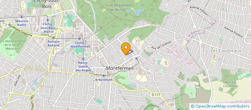 localisation de l'entreprise V&N BATIMENT à MONTFERMEIL