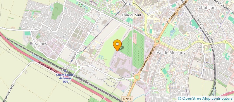 localisation de l'entreprise V N D  BEZANNES