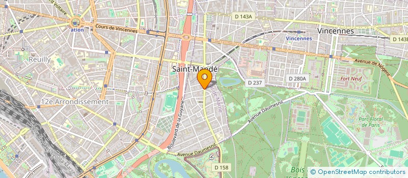 localisation de l'entreprise V.N.I à SAINT-MANDE
