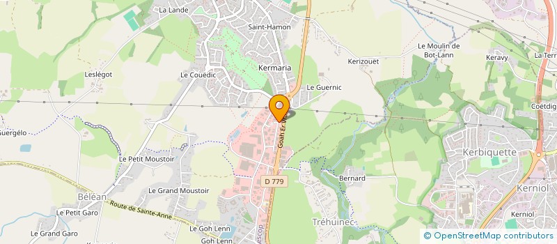 localisation de l'entreprise V.NET à PLESCOP
