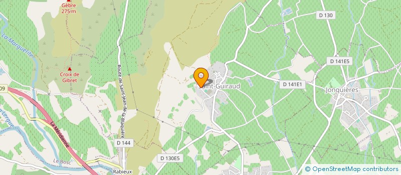 localisation de l'entreprise V.O. DU SALAGOU à SAINT-GUIRAUD