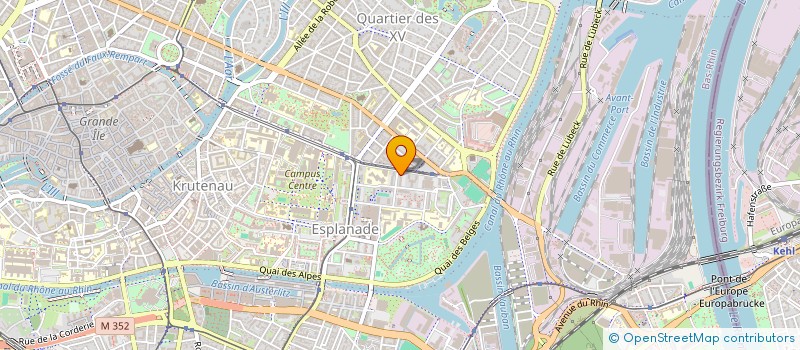 localisation de l'entreprise V.O EXPO à STRASBOURG