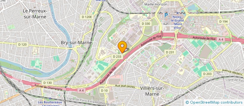 localisation de l'entreprise V.O. GESTION à BRY-SUR-MARNE