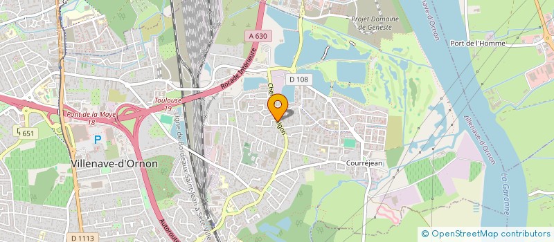 localisation de l'entreprise V.O NOTAIRES - MAITRE FRANCOISE PALAZO, MAITRE ROMAIN VIGNAU & ASSOCIES  VILLENAVE-D'ORNON