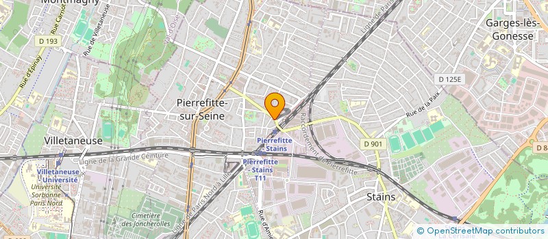 localisation de l'entreprise V.O.R. à PIERREFITTE-SUR-SEINE