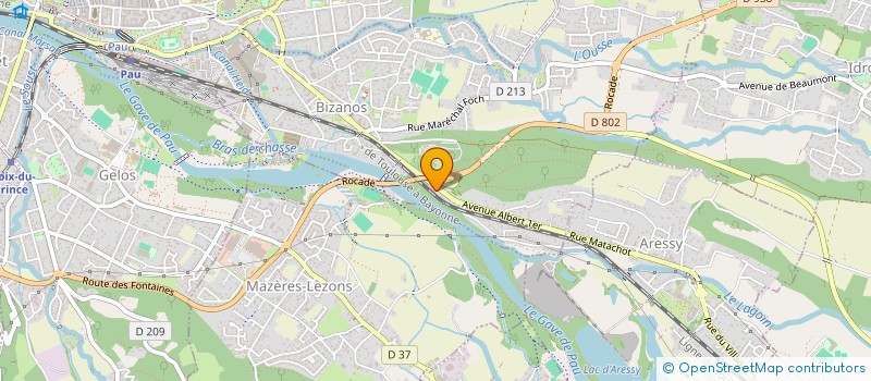 localisation de l'entreprise V.P  IDRON