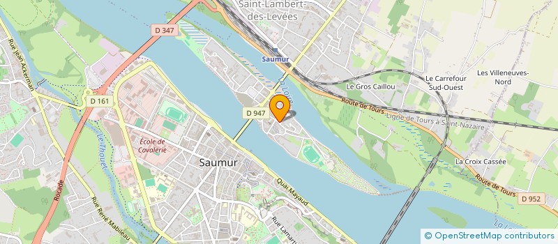 localisation de l'entreprise V.P à SAUMUR