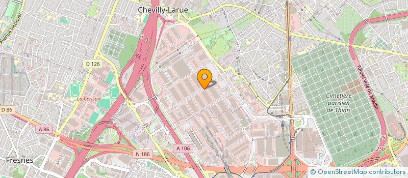 localisation de l'entreprise V.P.A  CHEVILLY-LARUE