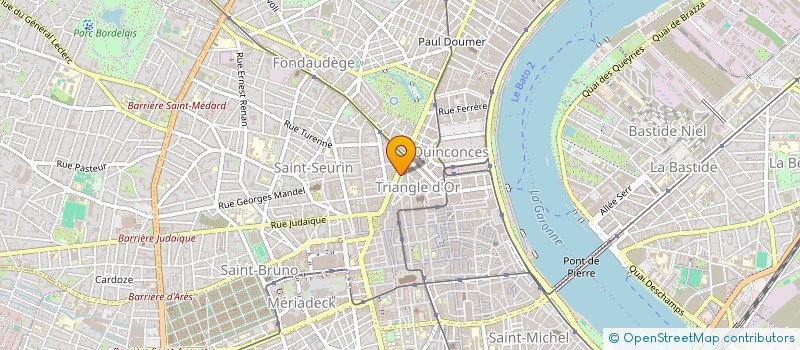 localisation de l'entreprise V.P.A  BORDEAUX