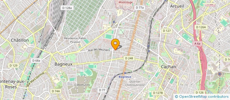 localisation de l'entreprise V.P.C PLUS à BAGNEUX