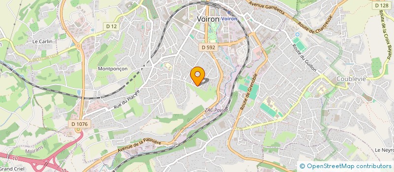 localisation de l'entreprise V.P ESTATE  VOIRON