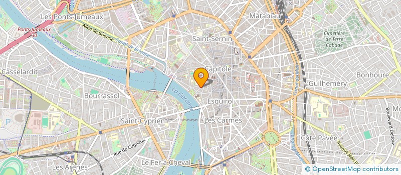 localisation de l'entreprise V.P.F.C.  TOULOUSE