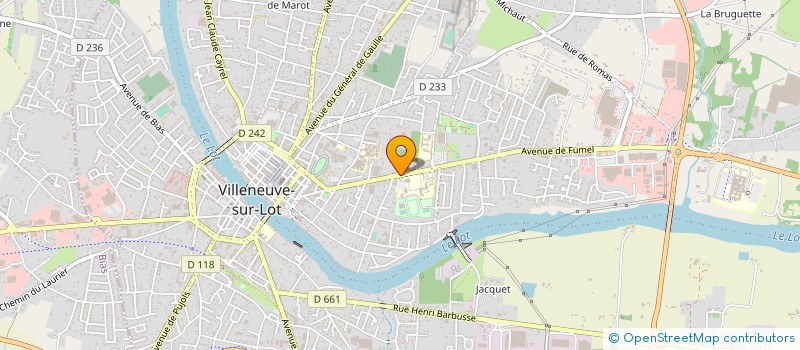 localisation de l'entreprise V.P.F.M. CLEAN HOLDING  VILLENEUVE-SUR-LOT