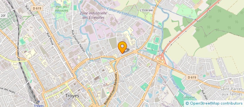 localisation de l'entreprise V.P.H 888 à TROYES