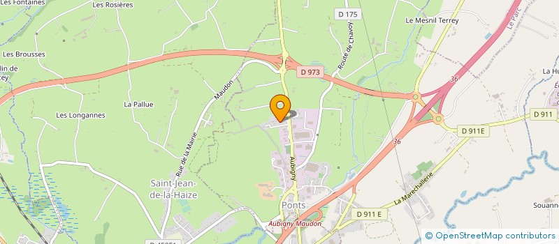 localisation de l'entreprise V.P.HAMEL  PONTS