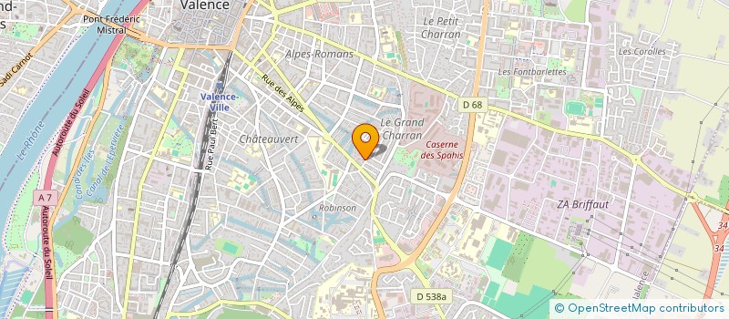 localisation de l'entreprise V&P HOLDINGS  VALENCE