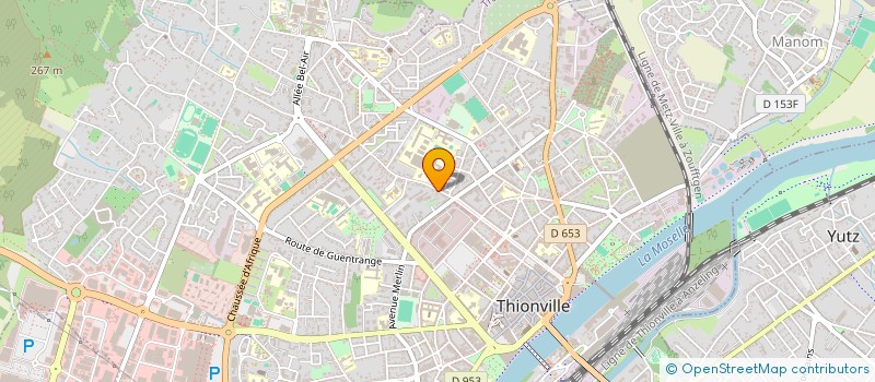 localisation de l'entreprise V-P IMMO à THIONVILLE