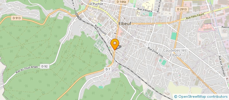 localisation de l'entreprise V.P.L LOISIRS à ELBEUF