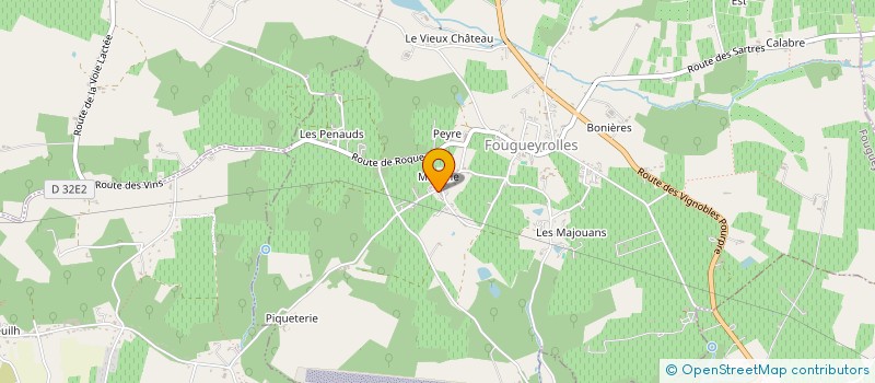 localisation de l'entreprise V P M à FOUGUEYROLLES