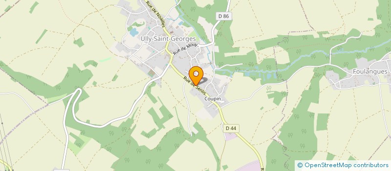 localisation de l'entreprise V.P.N. à ULLY-SAINT-GEORGES