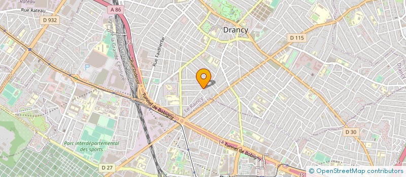 localisation de l'entreprise V.P.S.  DRANCY