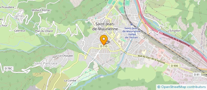 localisation de l'entreprise V.P.S. à SAINT-JEAN-DE-MAURIENNE