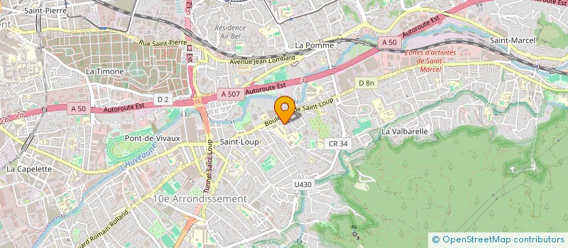localisation de l'entreprise V.P.Z. IMPORT à MARSEILLE
